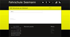 Desktop Screenshot of fahrschule-seemann.com